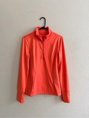 Z By Zella Peach Activewear Quarter Zip